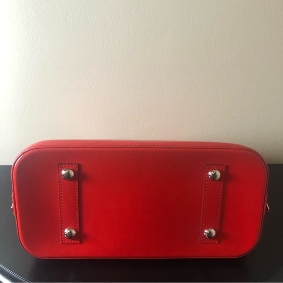 Louis Vuitton Red Epi Alma PM,C0A,Dust Bag,SilverLock/Keys/Strap;DateCode:SN1174 - Picture 4 of 17